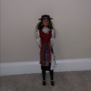 around the world Barbie doll